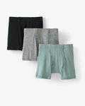 Solid Boy's Bamboo Viscose Boxer Brief Underwear - 3 Pack