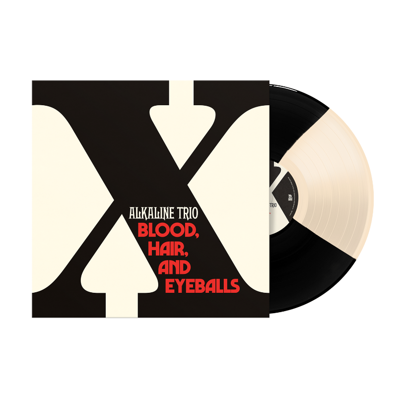 Alkaline Trio  Blood, Hair, And Eyeballs Vinyl LP Black & White Colour 2024