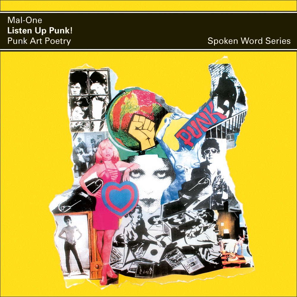 Mal-One Listen Up Punk! Punk Art Poetry, Spoken Word Album Vinyl LP RSD 2024