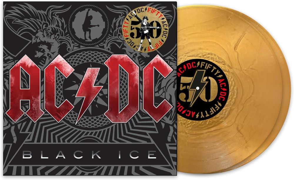 AC/DC Black Ice Vinyl LP Gold Colour 2024
