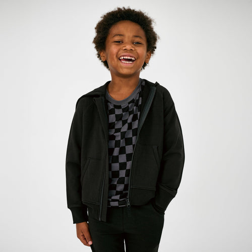 Black Zip Hoodie
