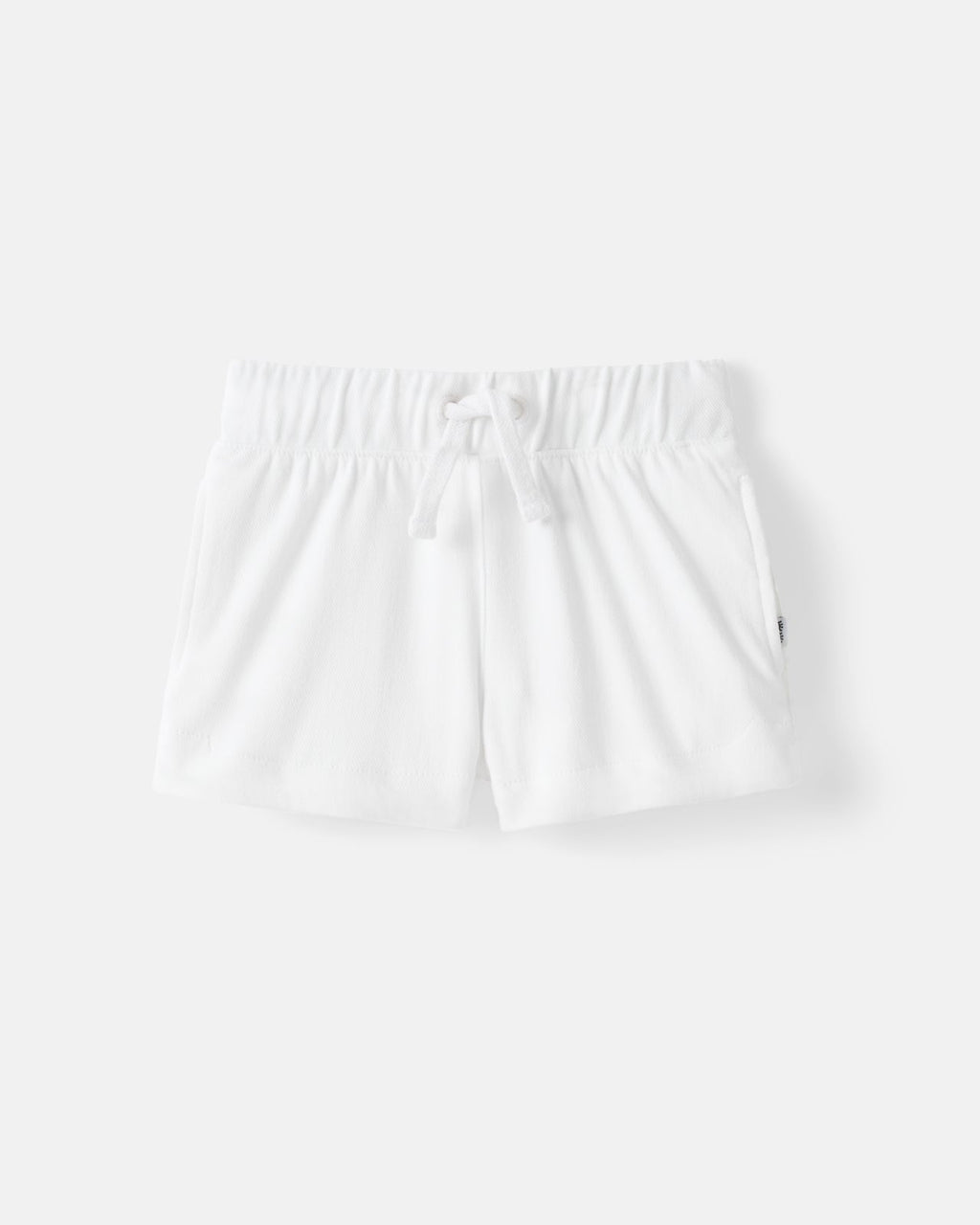 Bright White Denim Shorts