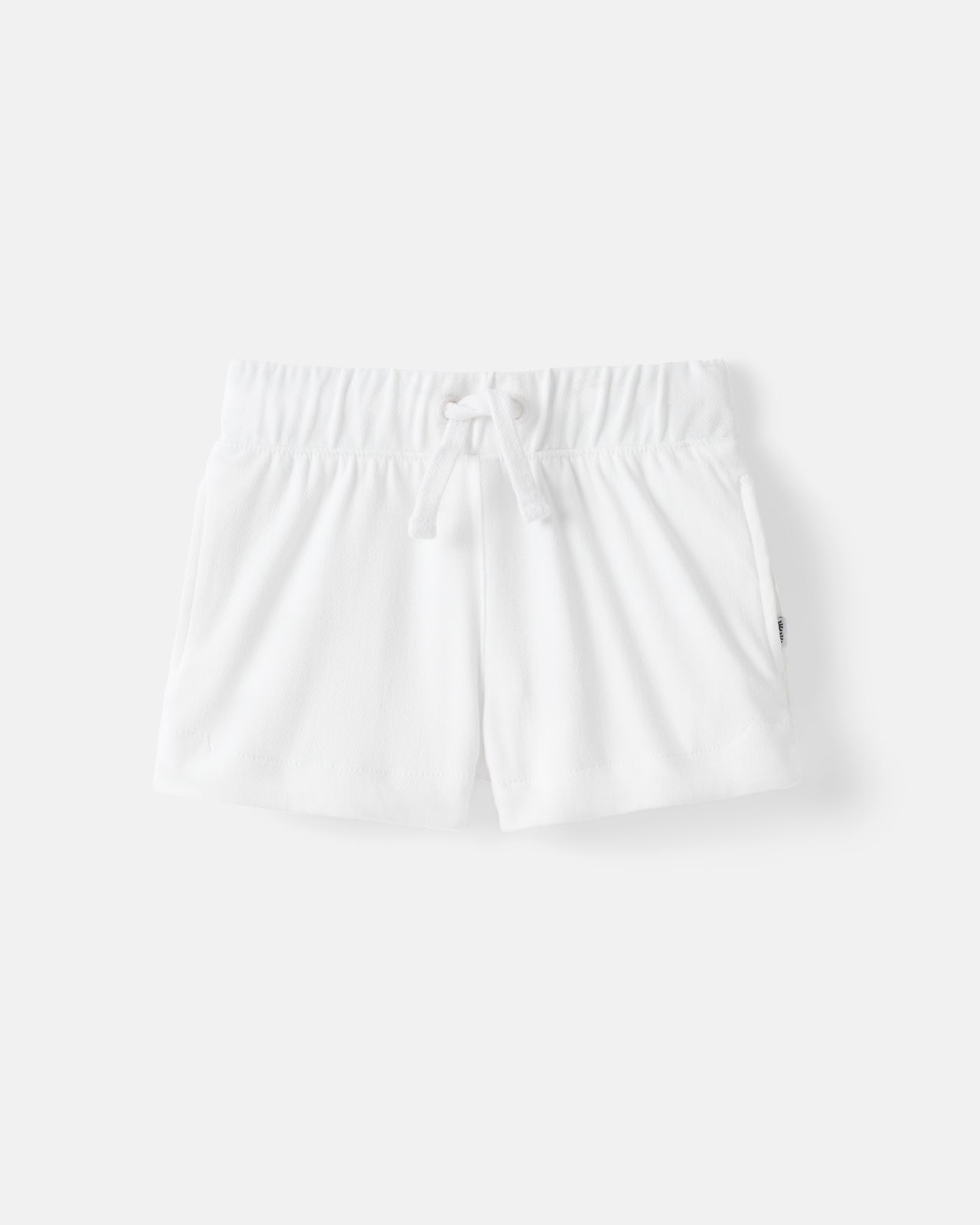 Bright White Denim Shorts
