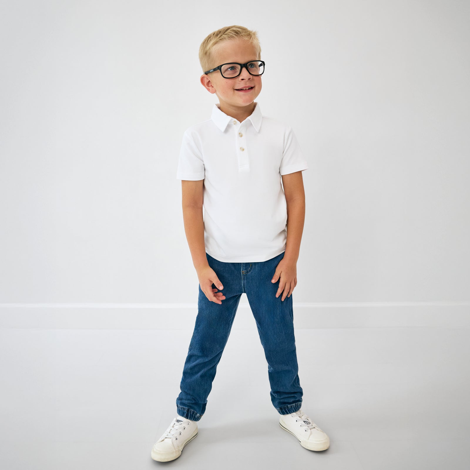 Bright White Polo Shirt