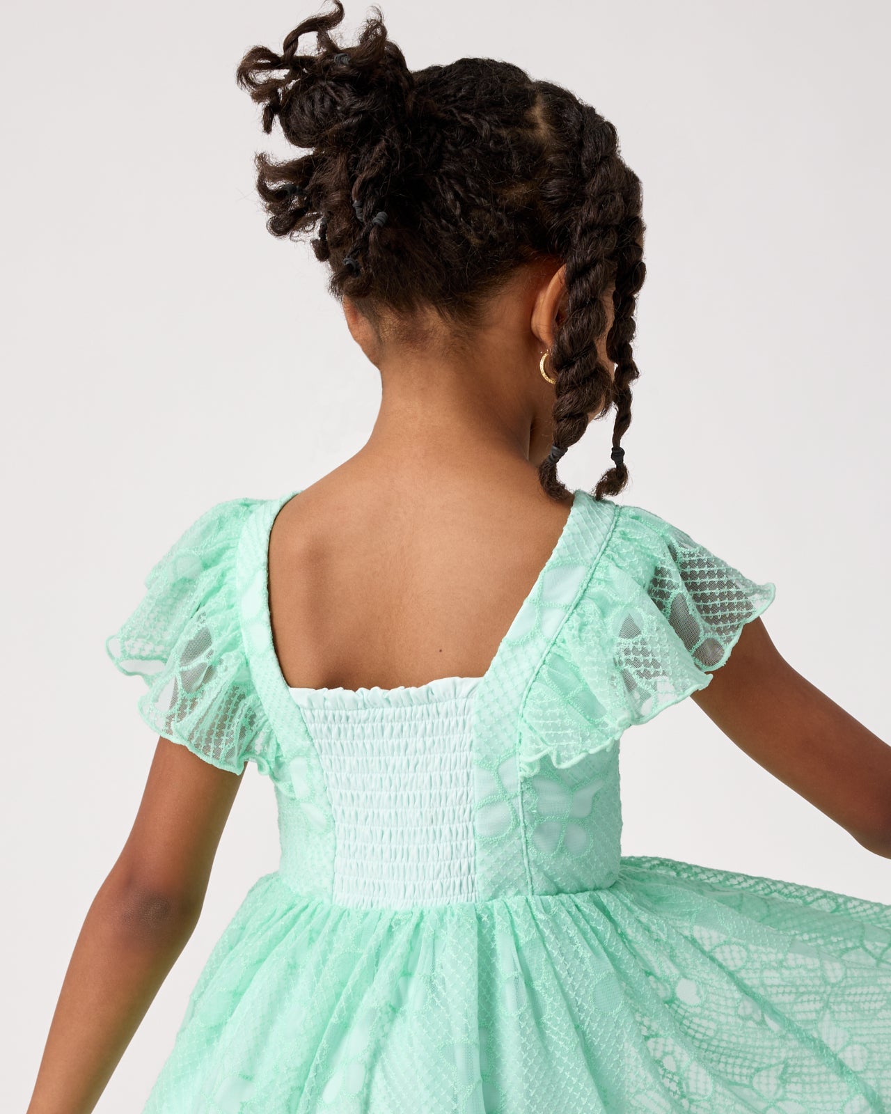 Butterfly Brook Smocked Flutter Dress
