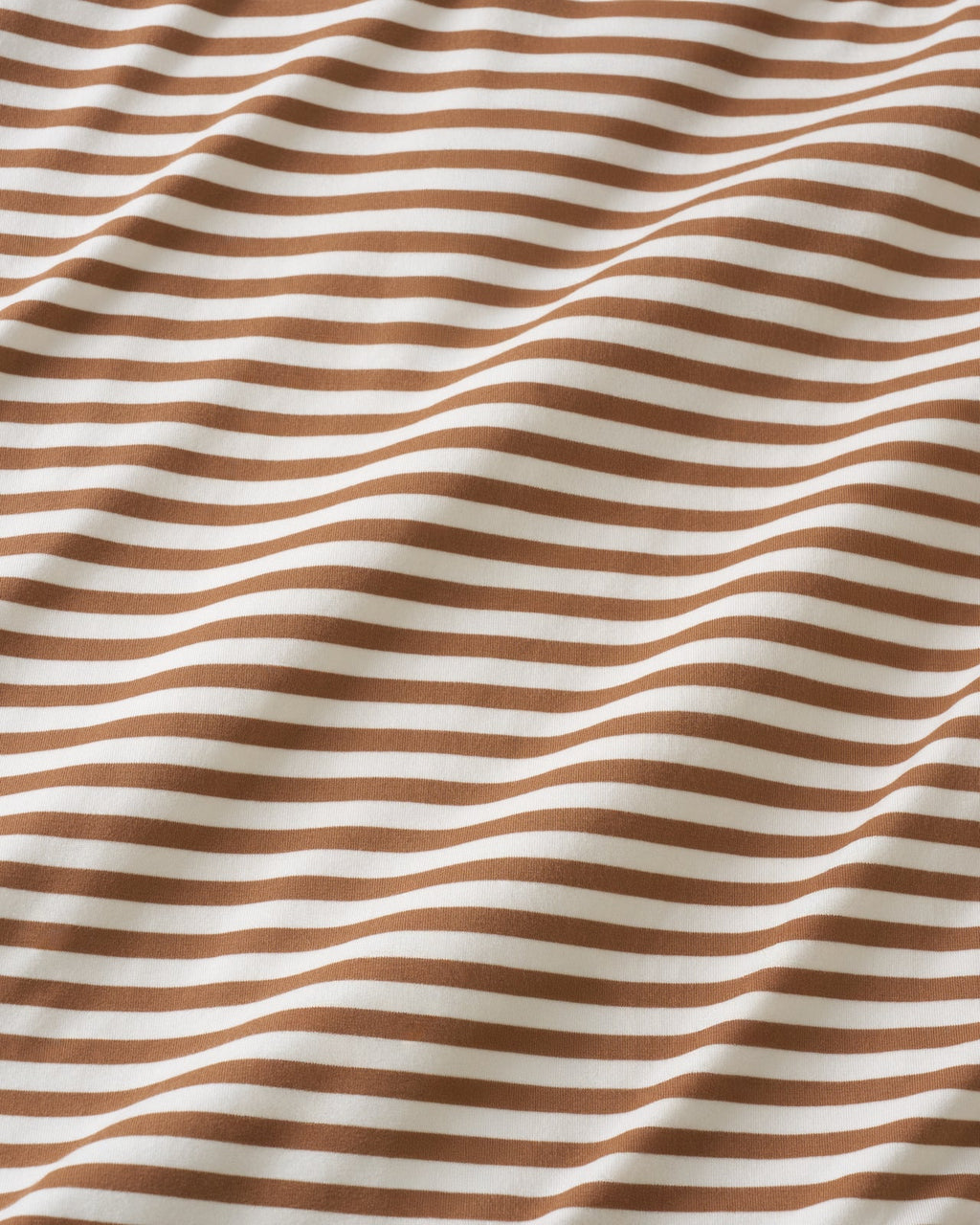 Chestnut Brown Stripe Swaddle & Luxe Bow Headband Set