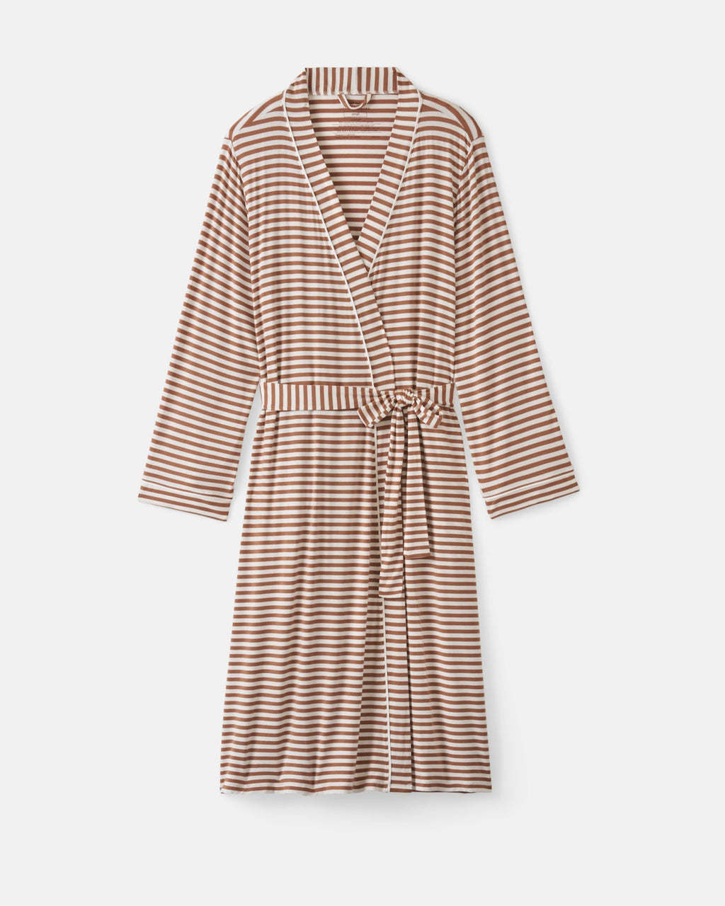 Chestnut Brown Stripe Women's Robe