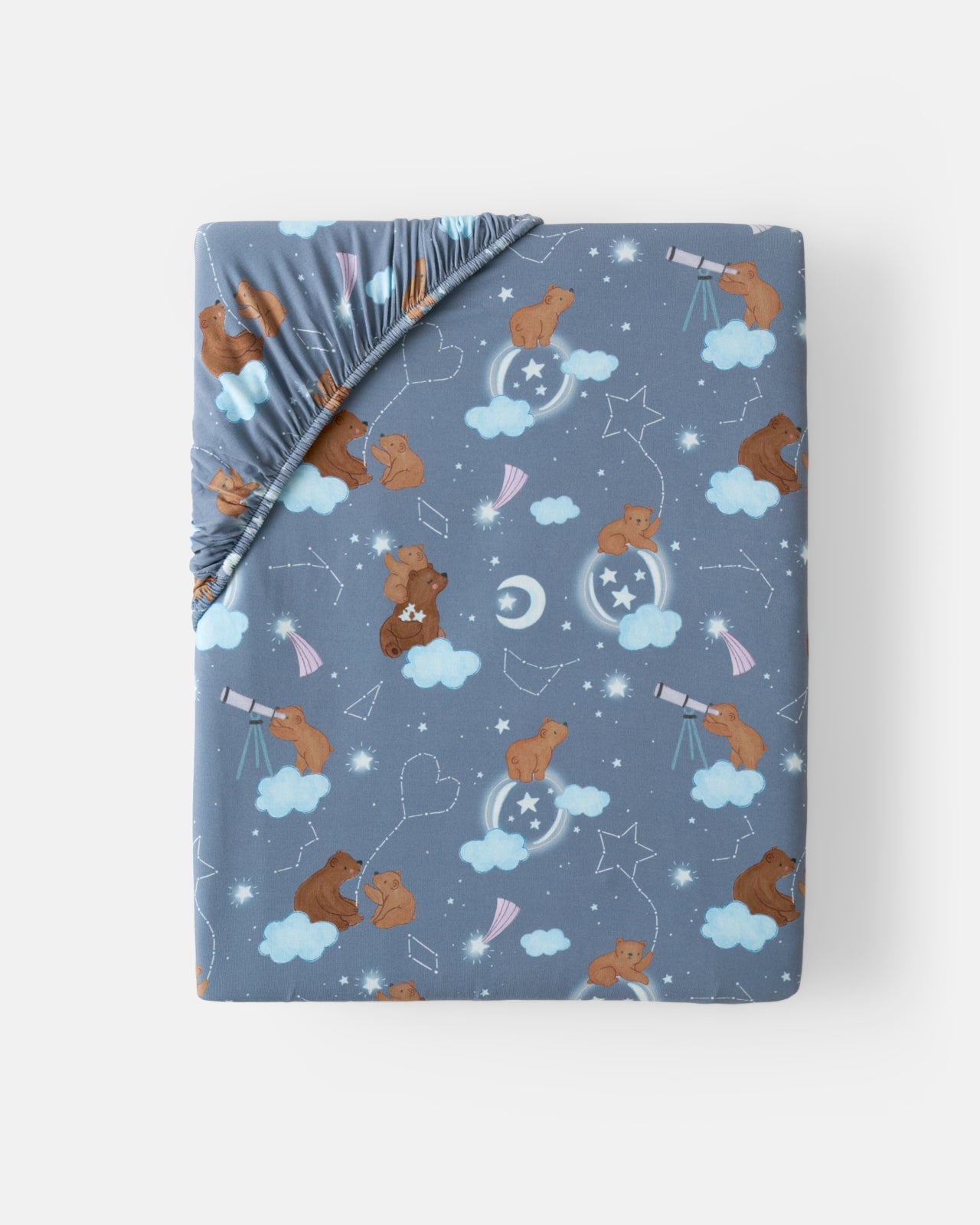 Constellation Cubs Fitted Crib Sheet