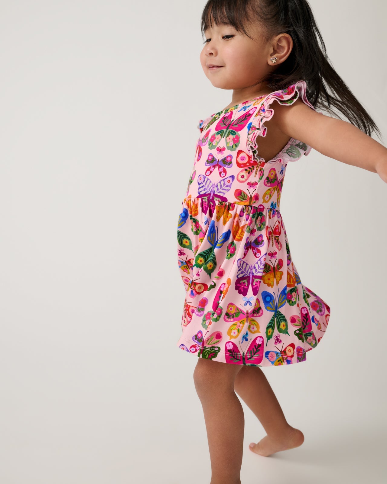 Flutter Garden Skater Dress with Bodysuit