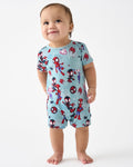 Spidey & His Amazing Friends Tiny Webs Pocket Shorty Romper
