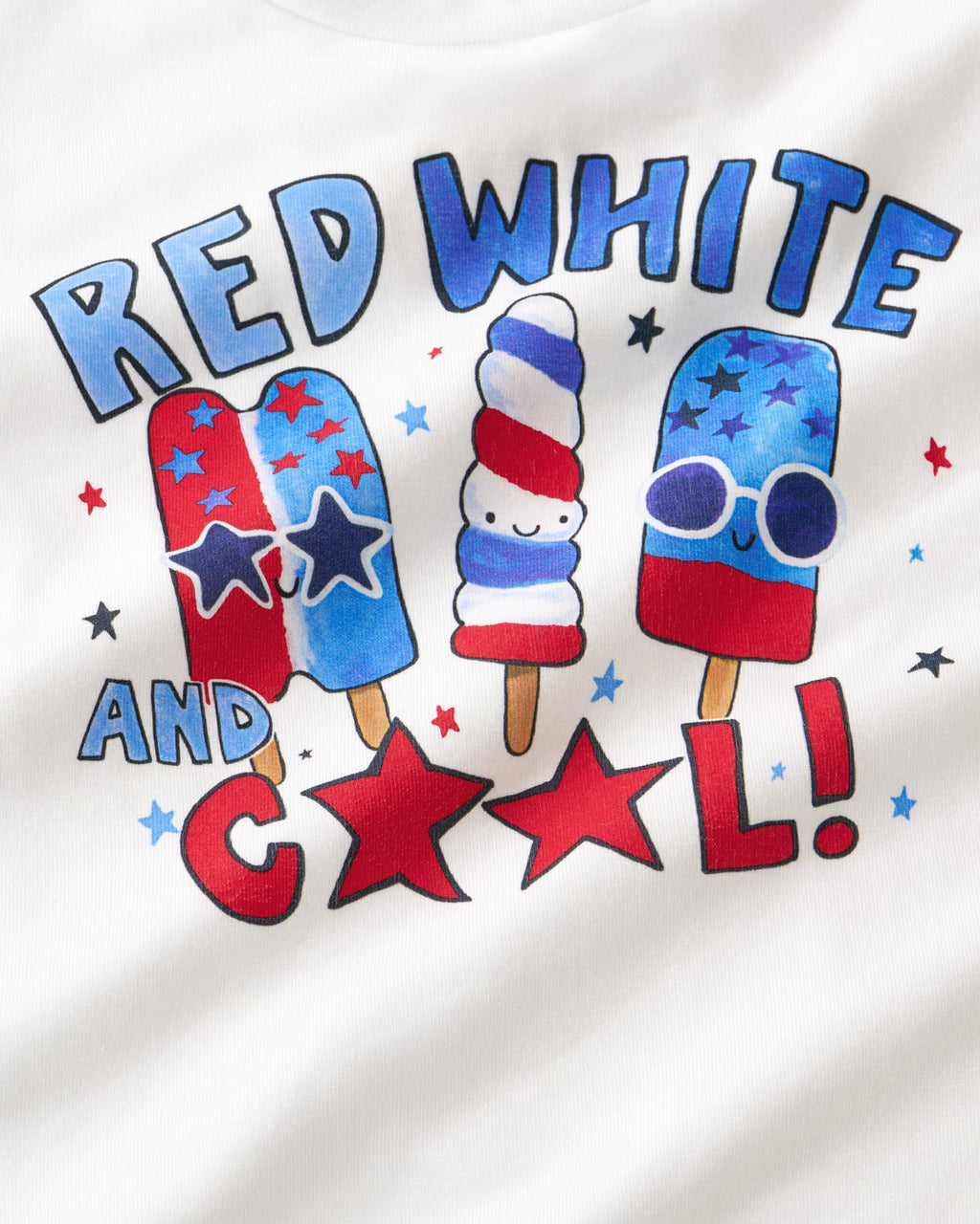 Red White & Cool Relaxed Tee
