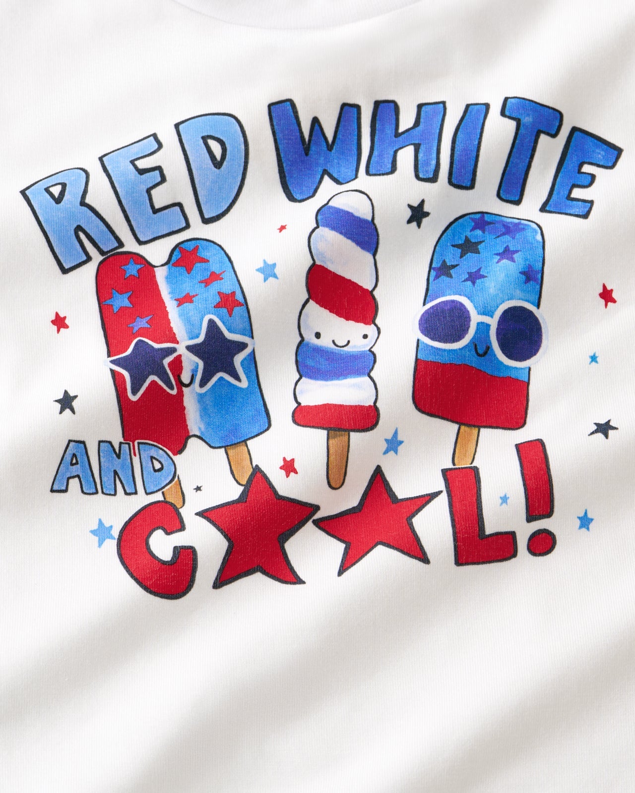 Red White & Cool Relaxed Tee