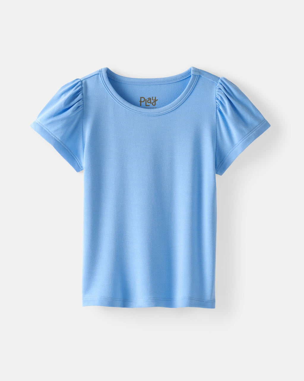 Blue Breeze Puff Sleeve Tee