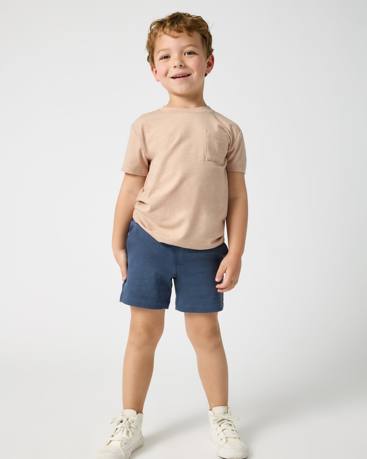 Vintage Navy Chino Shorts