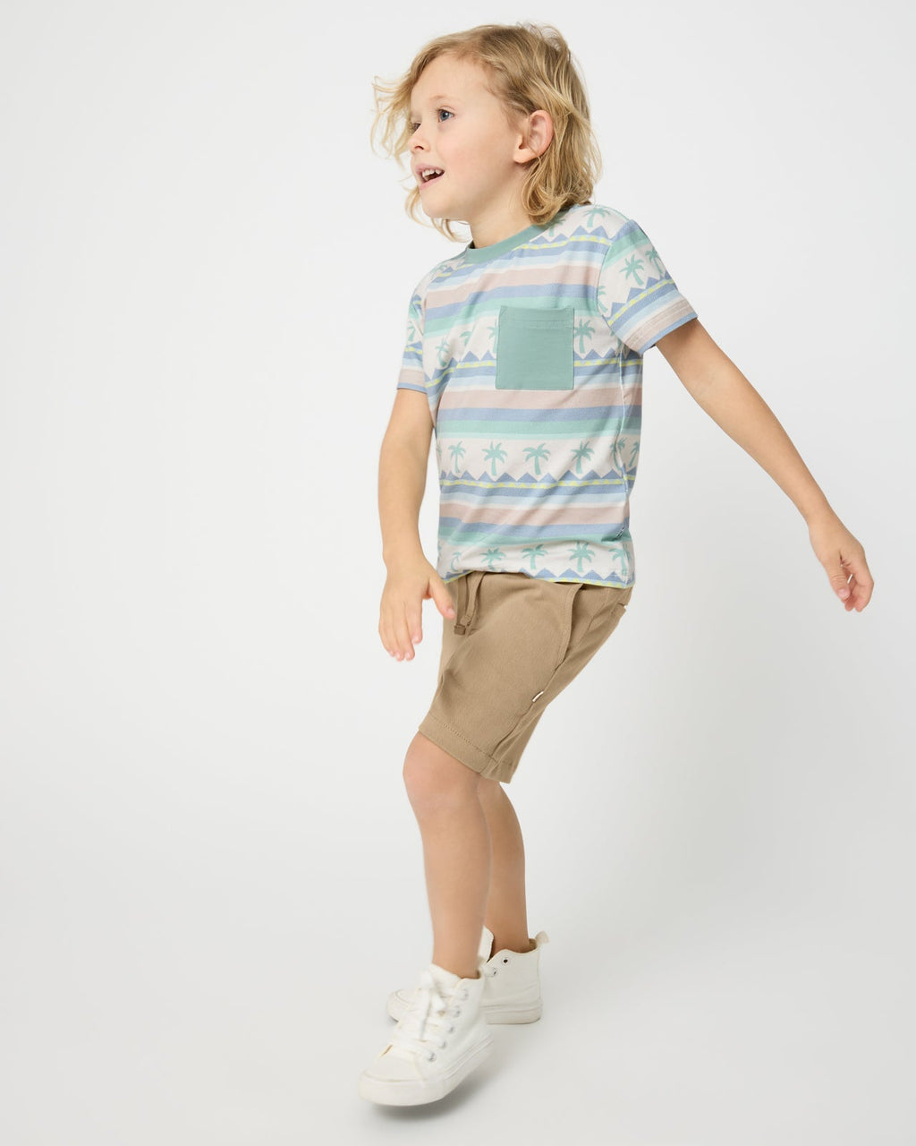 Swell Stripes Relaxed Pocket Tee