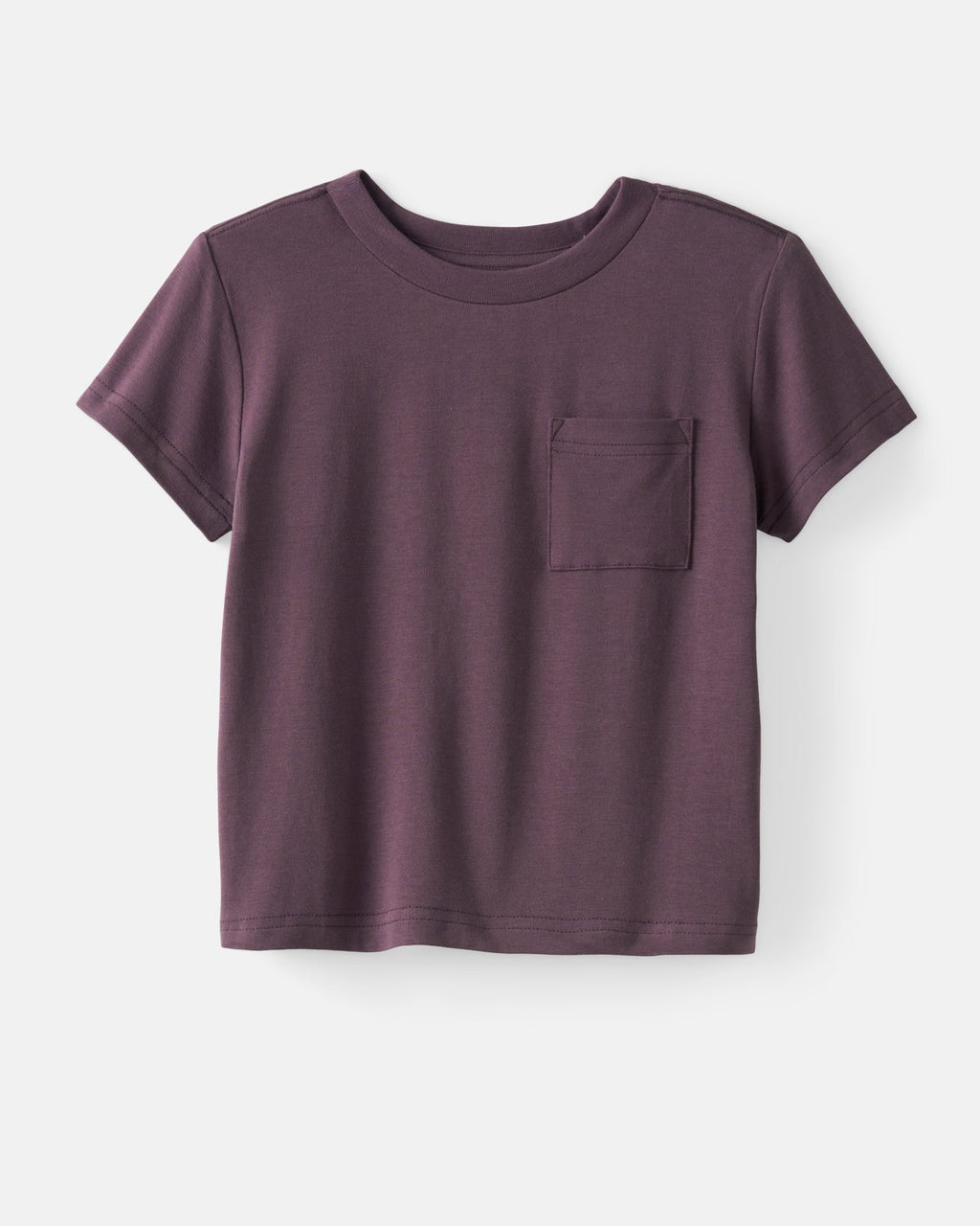 Vintage Plum Relaxed Pocket Tee