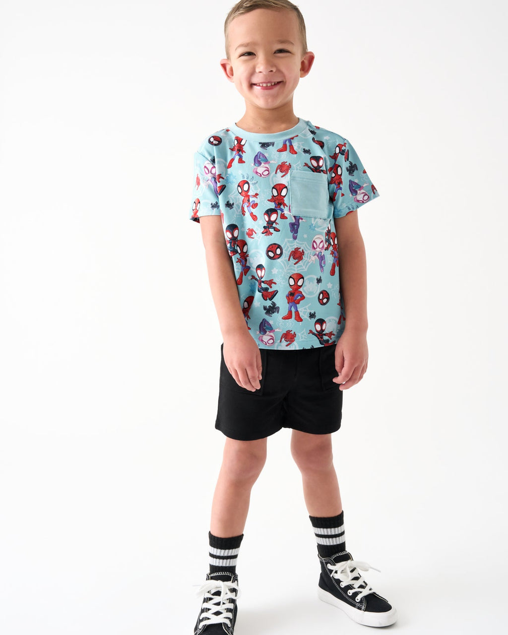 Spidey & His Amazing Friends Tiny Webs Relaxed Pocket Tee