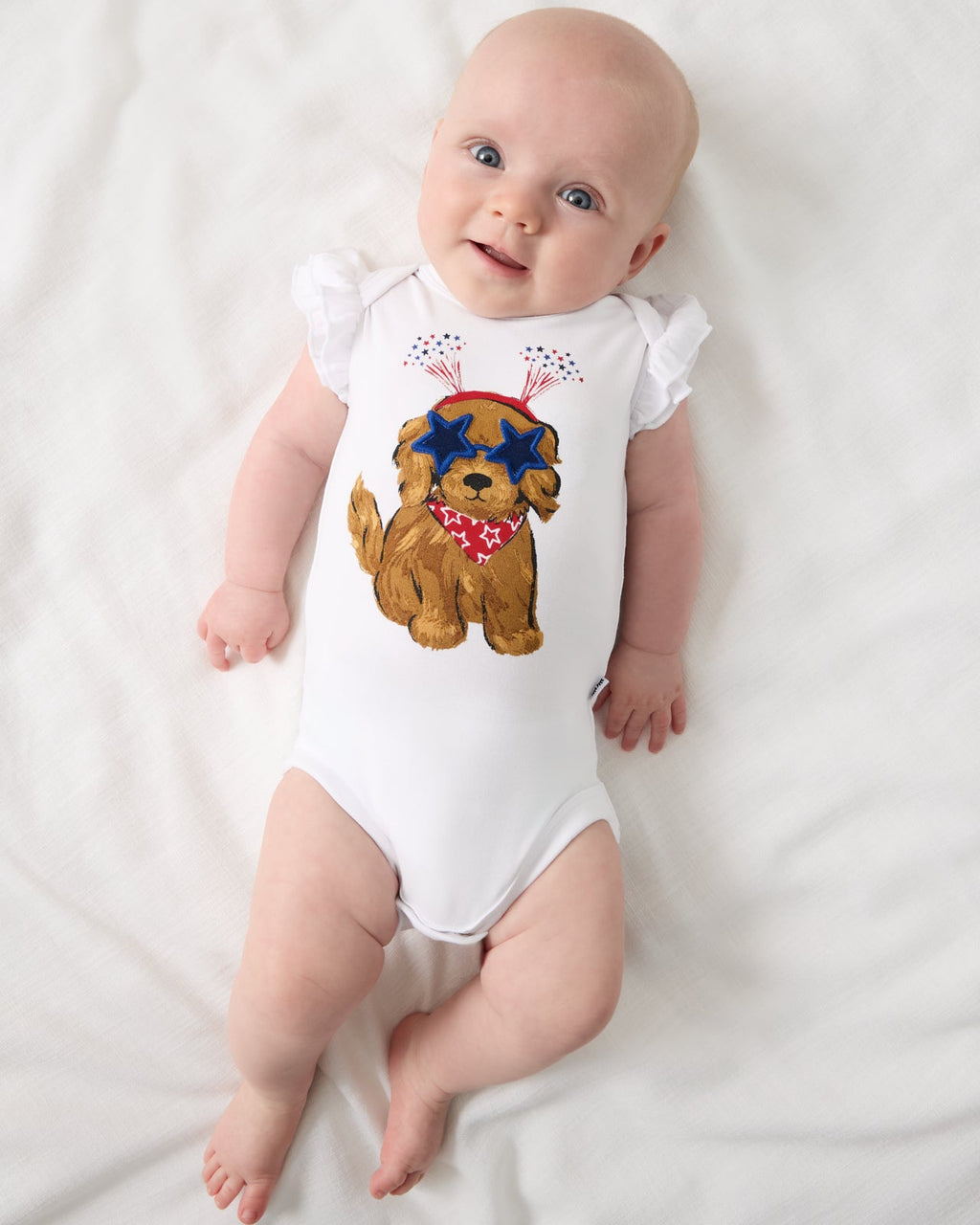 Star Spangled Pup Flutter Bodysuit