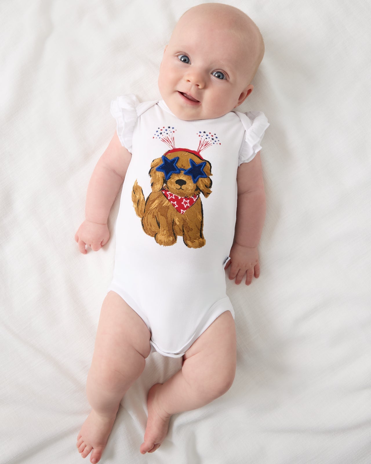 Star Spangled Pup Flutter Bodysuit