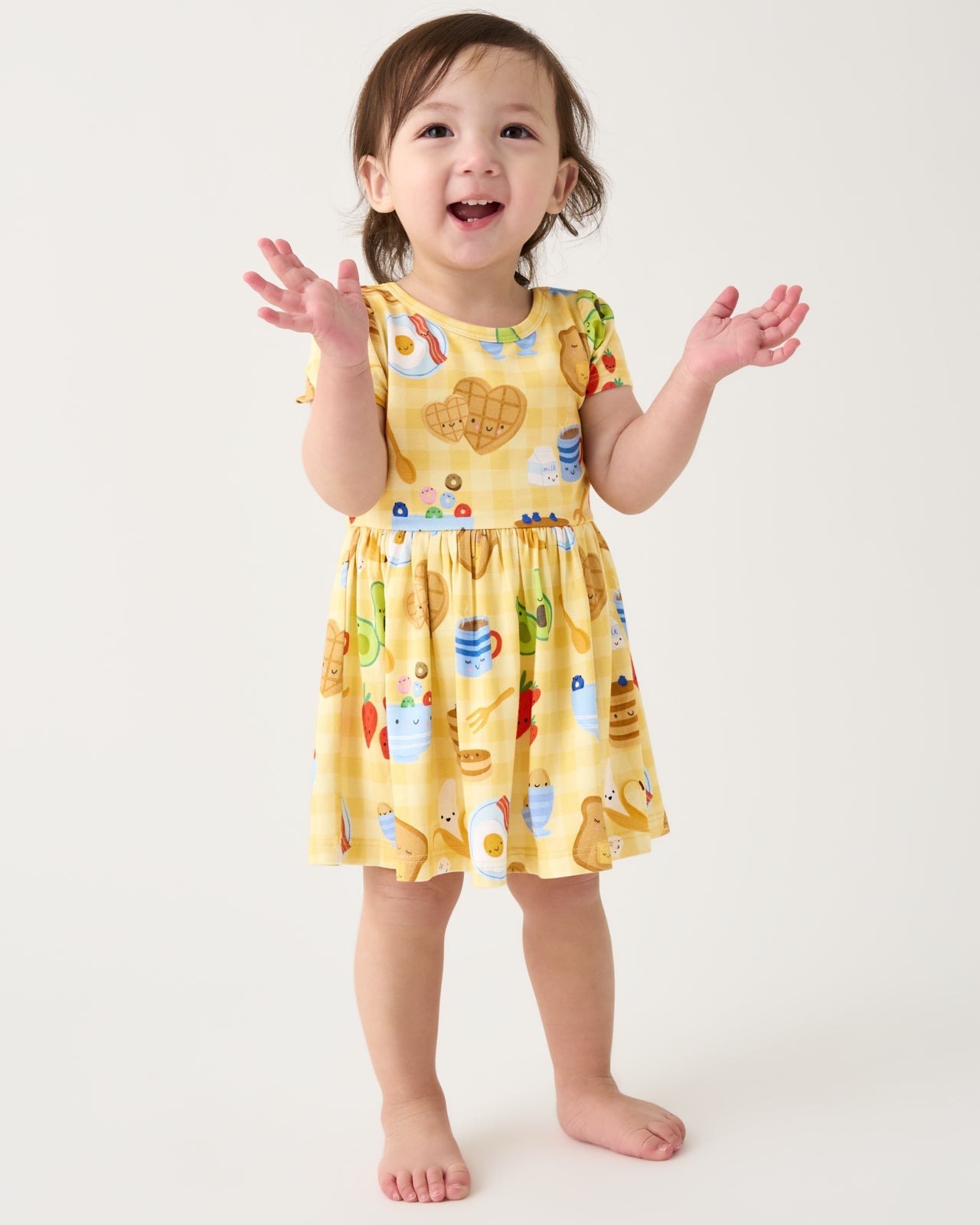Breakfast Bunch Skater Dress with Bodysuit