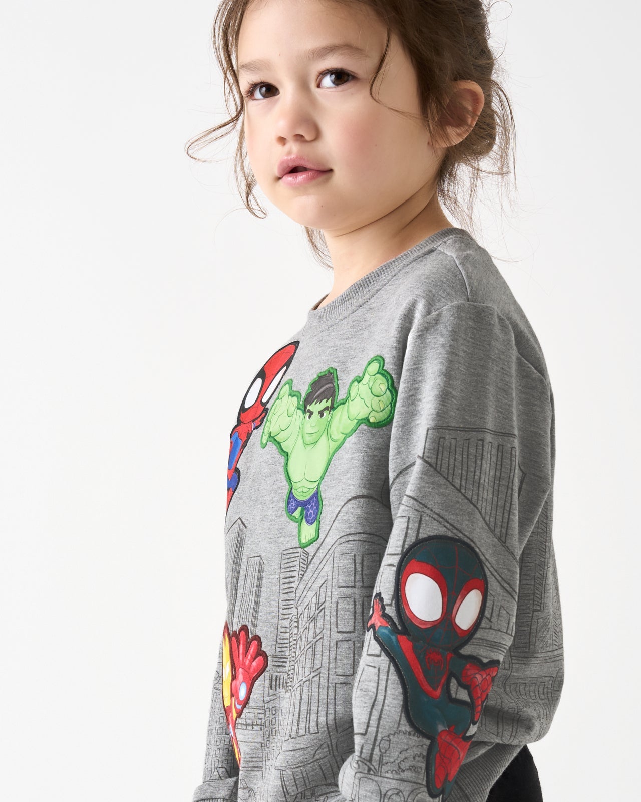 Spidey & His Amazing Friends Mighty City Heroes Crewneck Sweatshirt