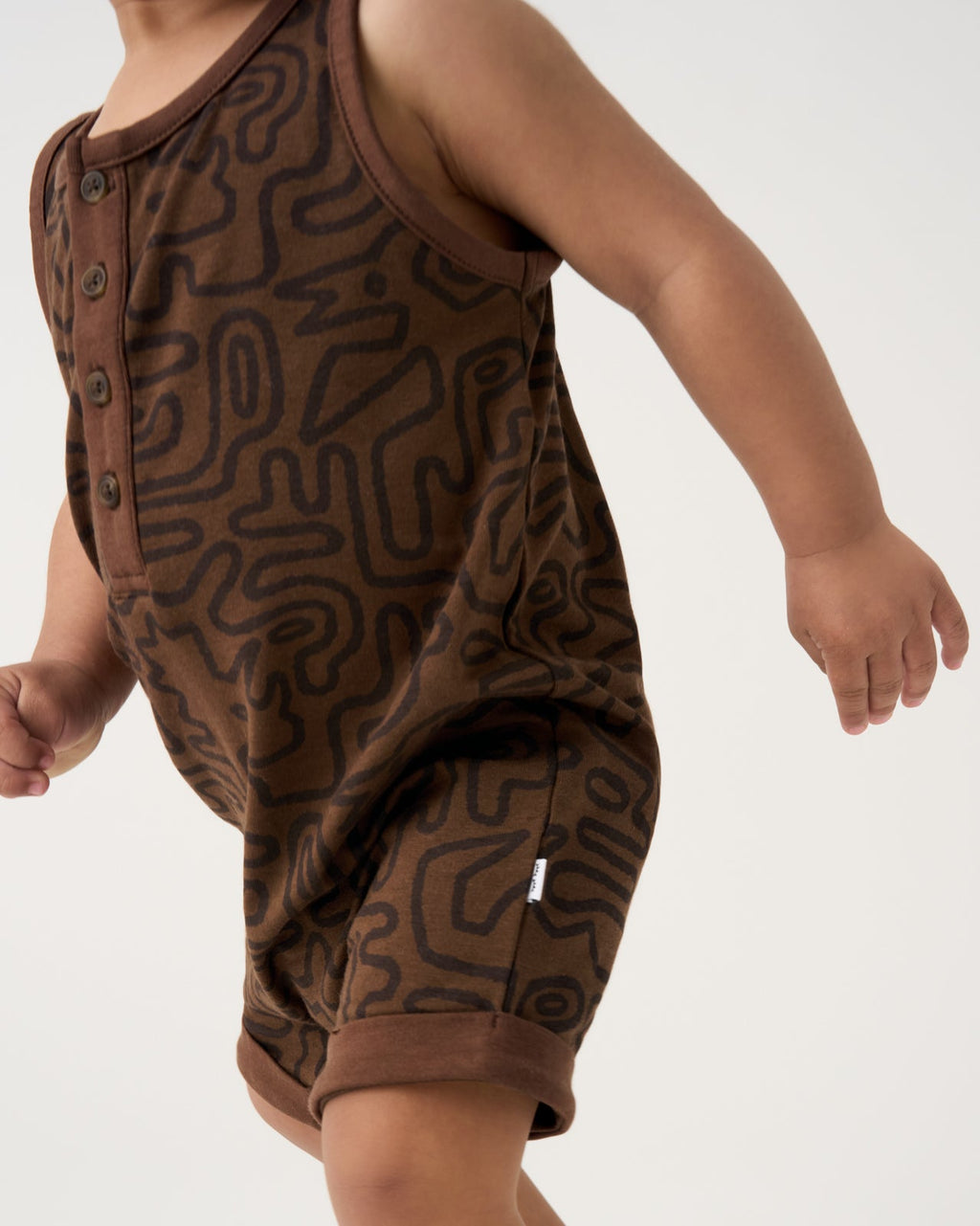 Dino Maze Henley Romper