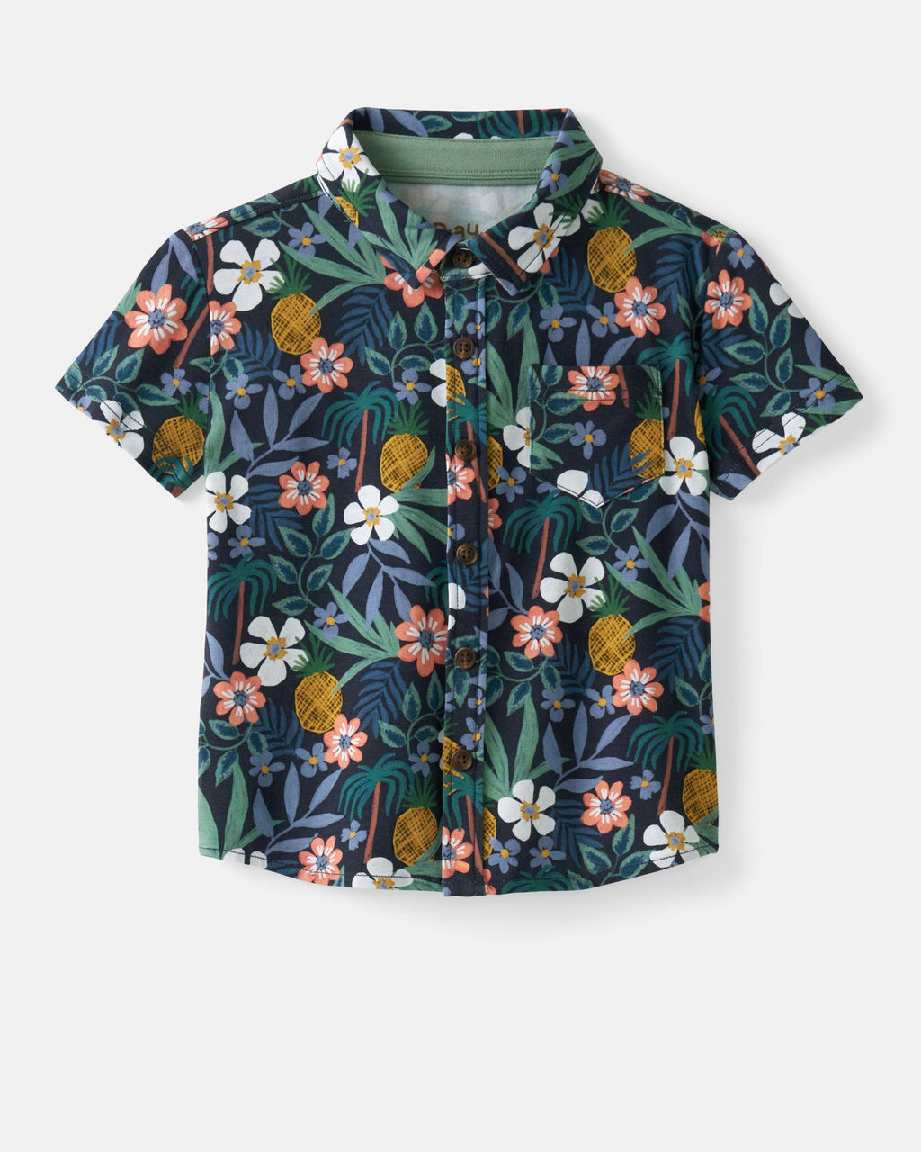 Tropical Garden Button Down Polo
