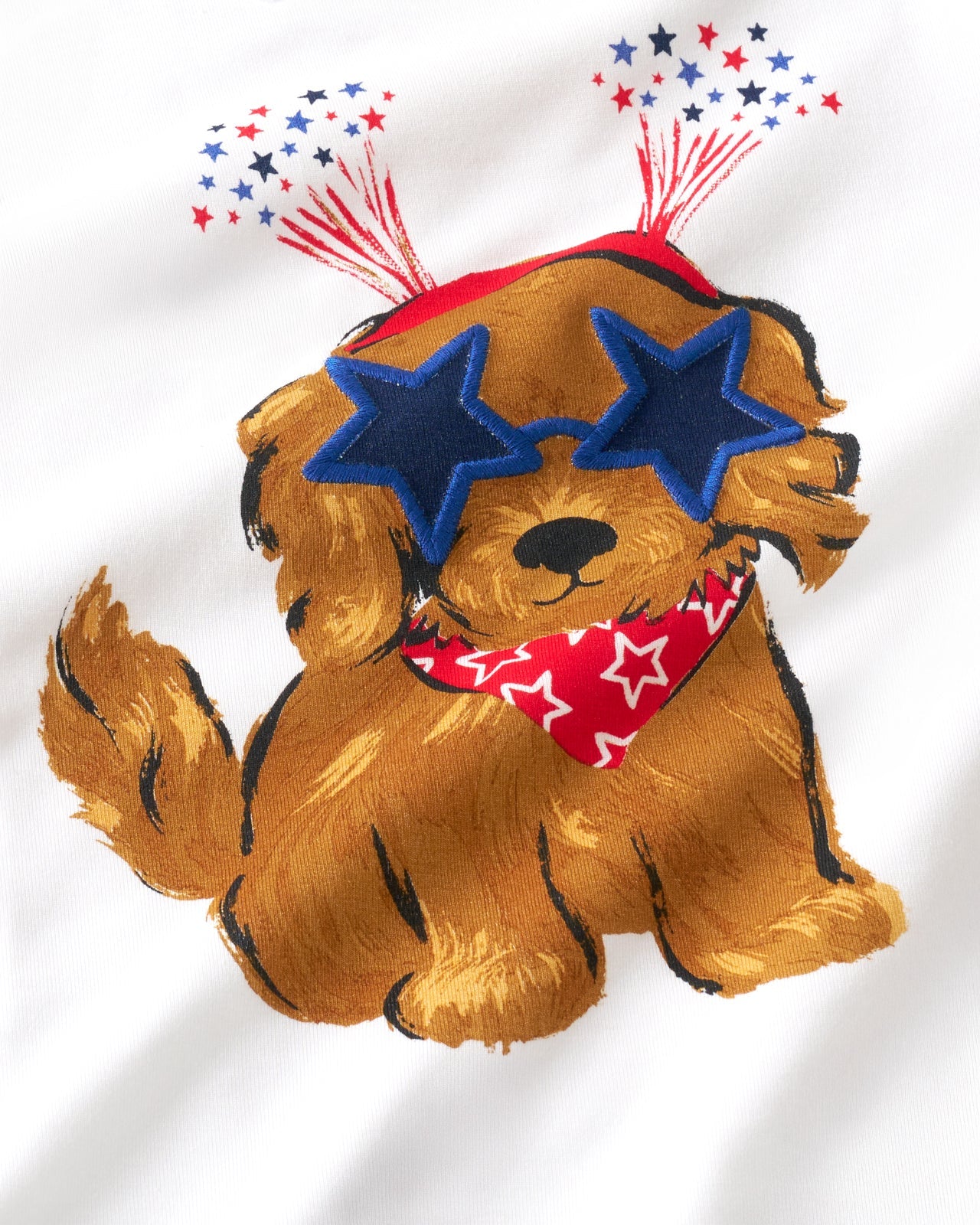 Star Spangled Pup Flutter Bodysuit