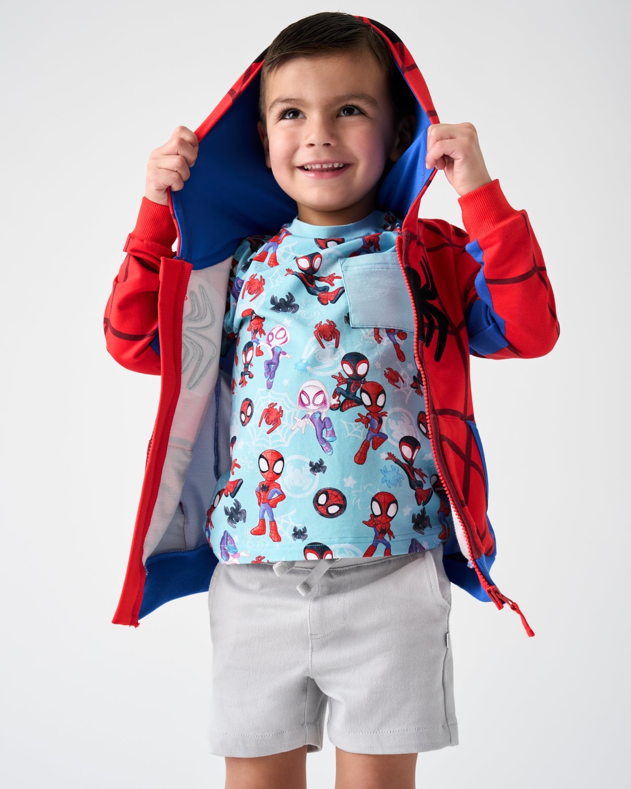 Spidey & His Amazing Friends Tiny Webs Relaxed Pocket Tee