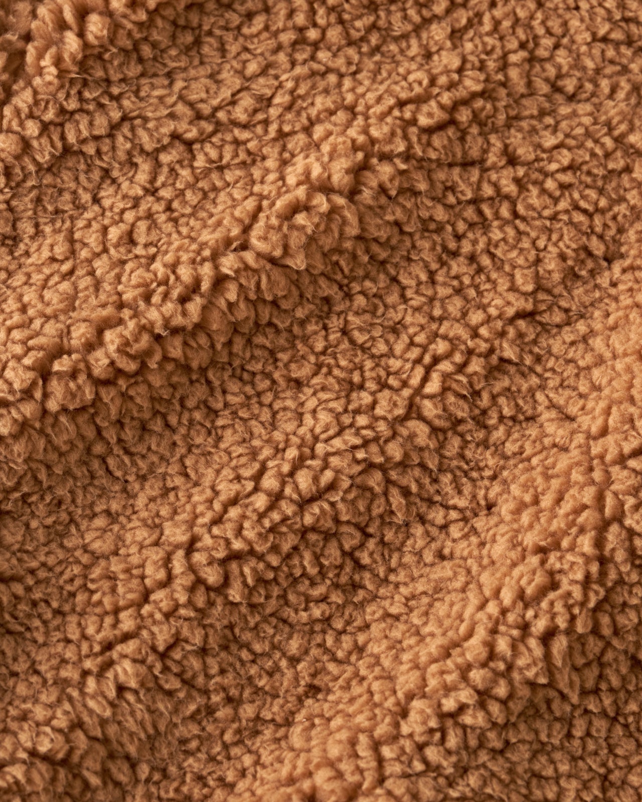 Chestnut Brown Sherpa Baby Romper