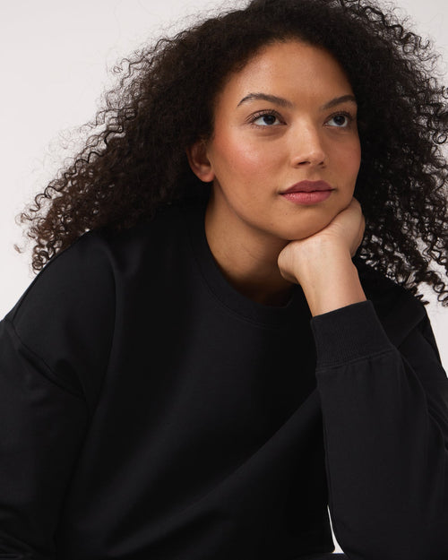 Black Women's Everyday Crewneck Sweatshirt