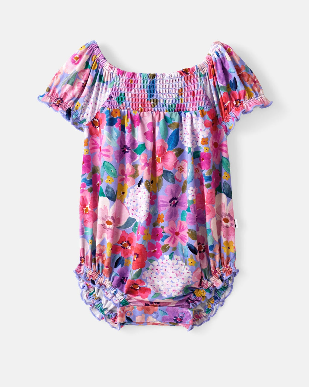 Sweet Sprigs Smocked Bubble Romper
