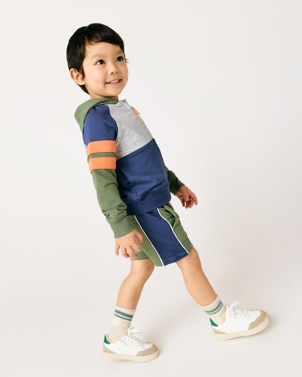 Moss Piped Shorts