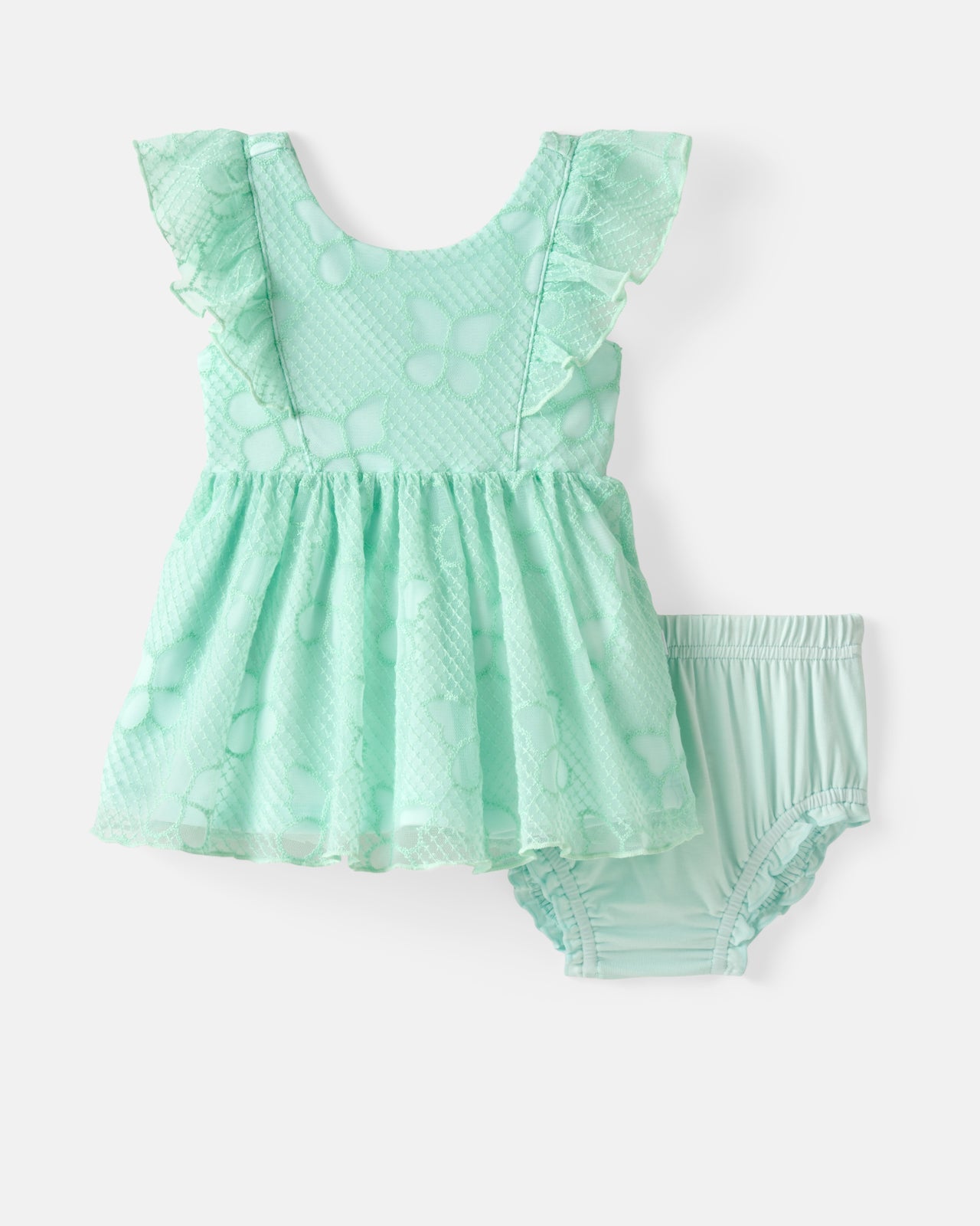 Butterfly Brook Smocked Flutter Dress with Bloomer