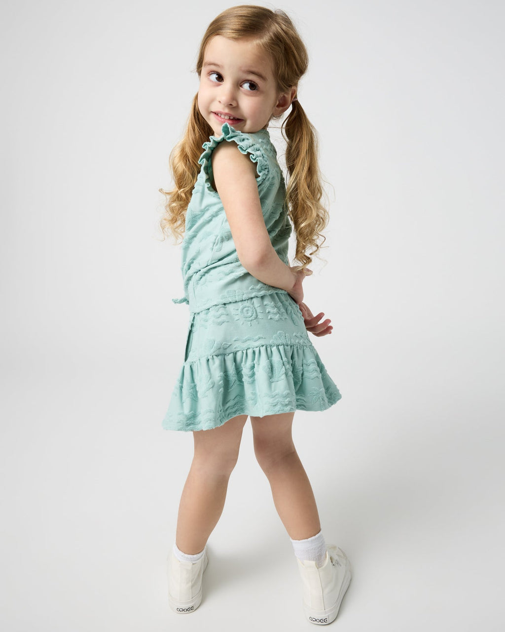 Coastal Rays Flounce Skort