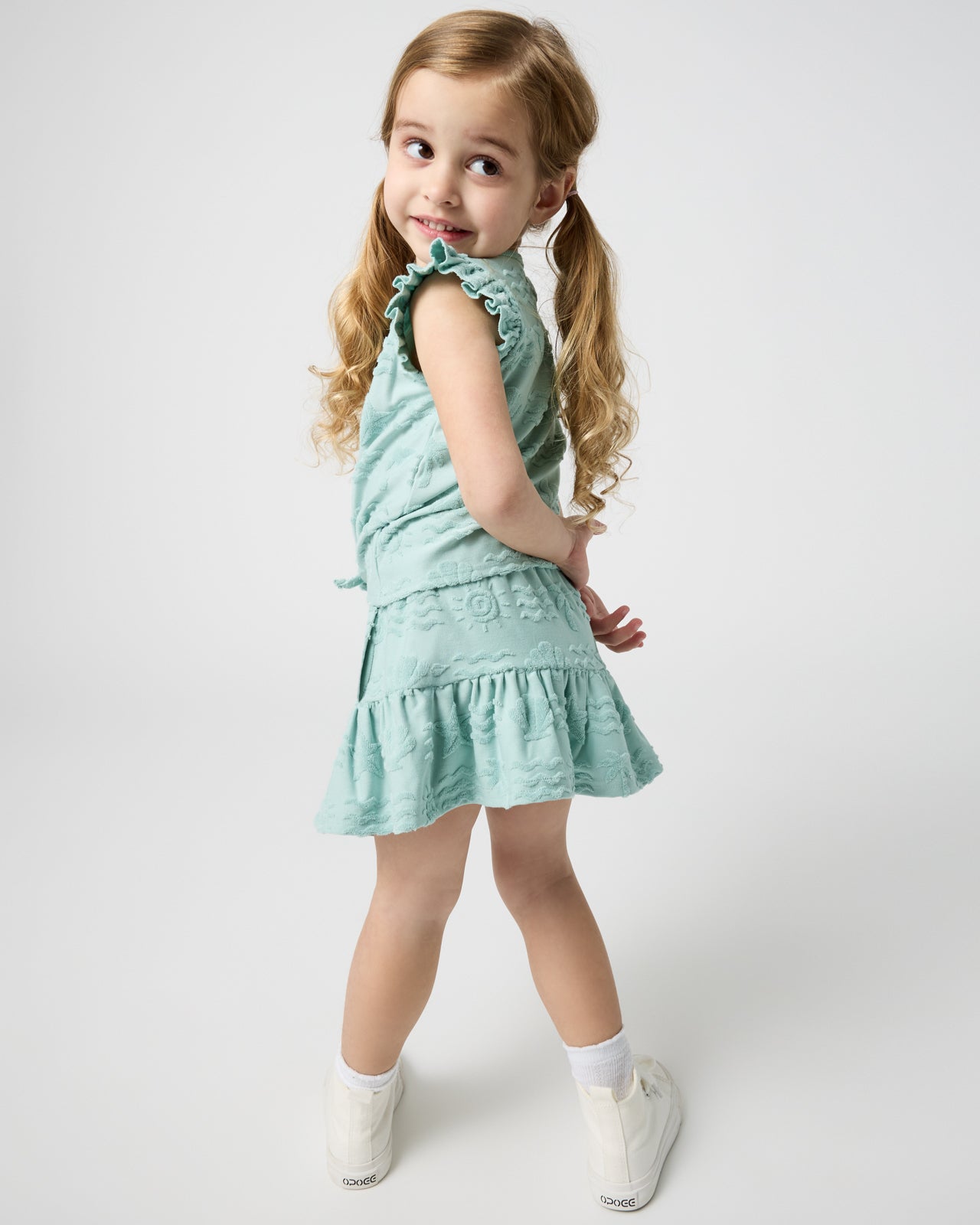 Coastal Rays Flounce Skort