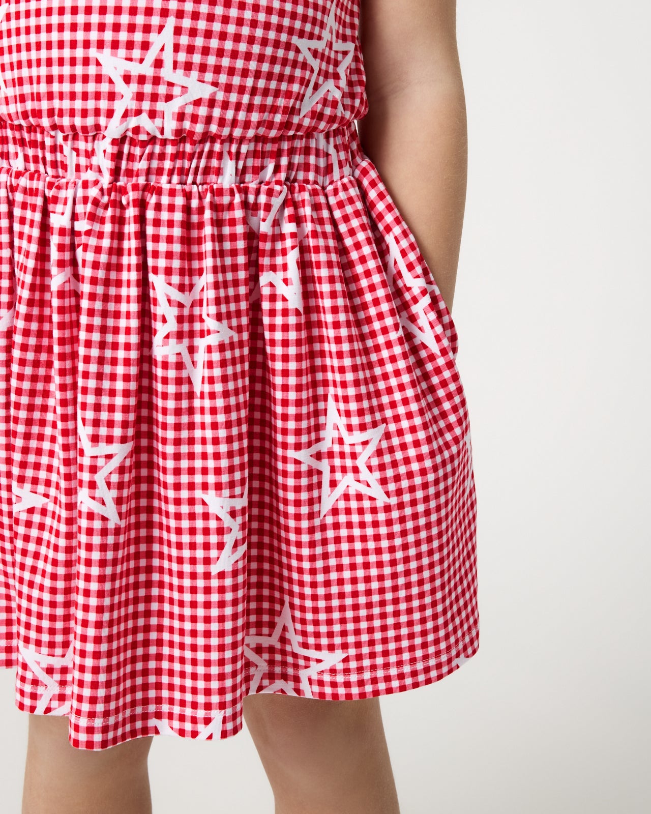 Celebration Gingham Bow Back Twirl Dress