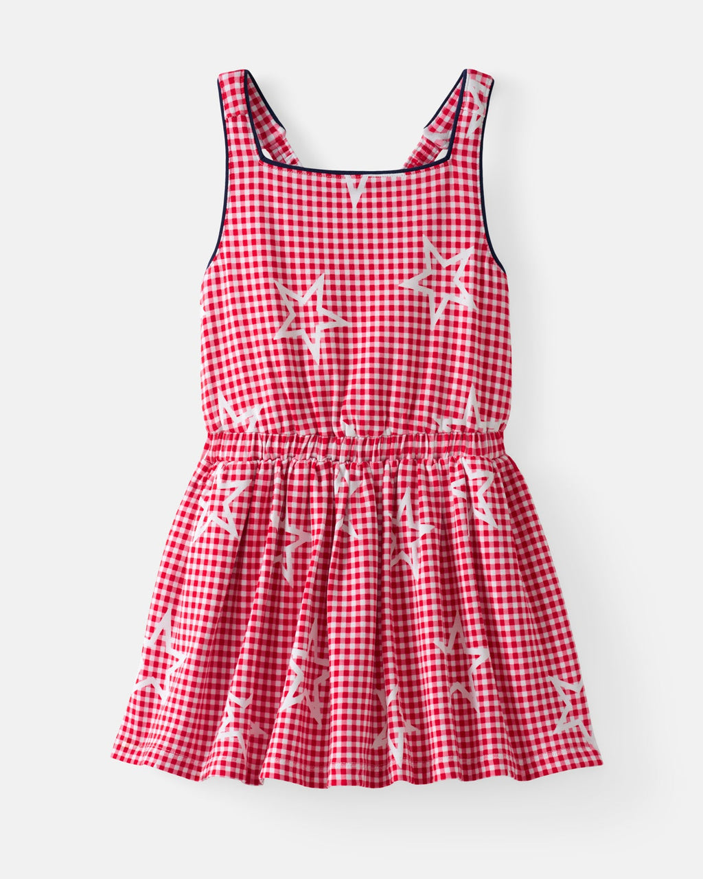 Celebration Gingham Bow Back Twirl Dress