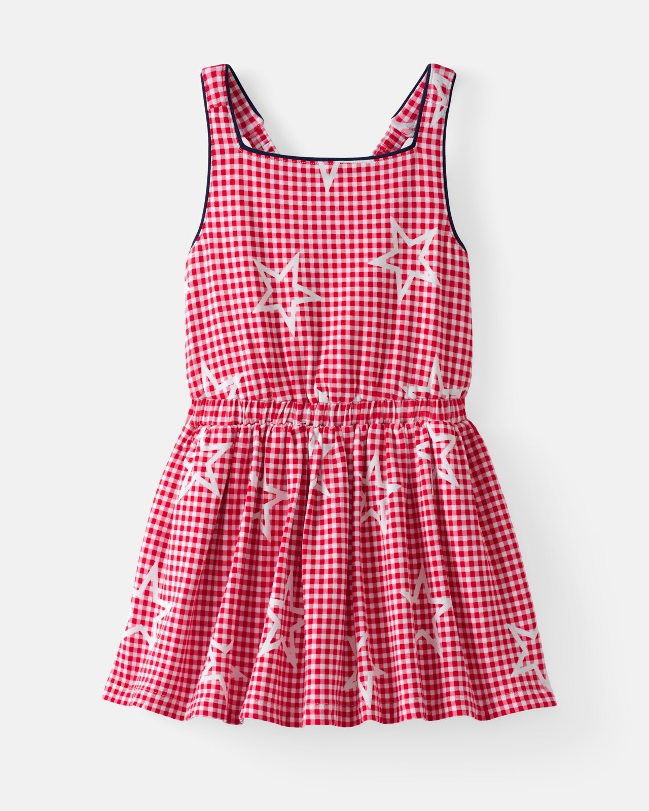 Celebration Gingham Bow Back Twirl Dress