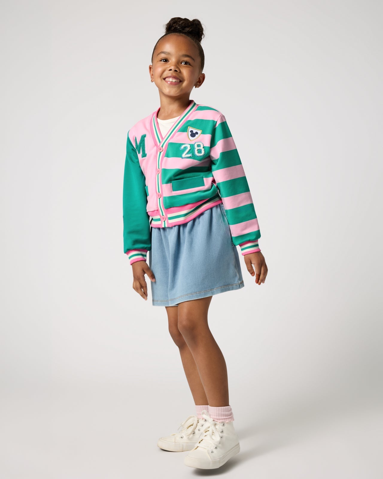 Disney Mickey Mouse Sports Club Varsity Cardigan