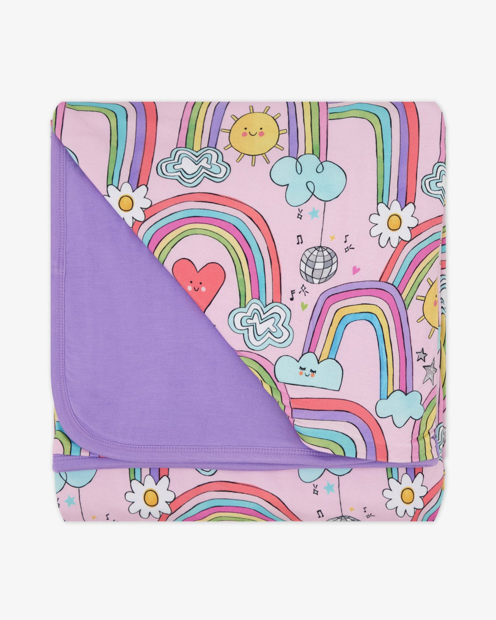 Disco Rainbows Large Cloud Blanket®