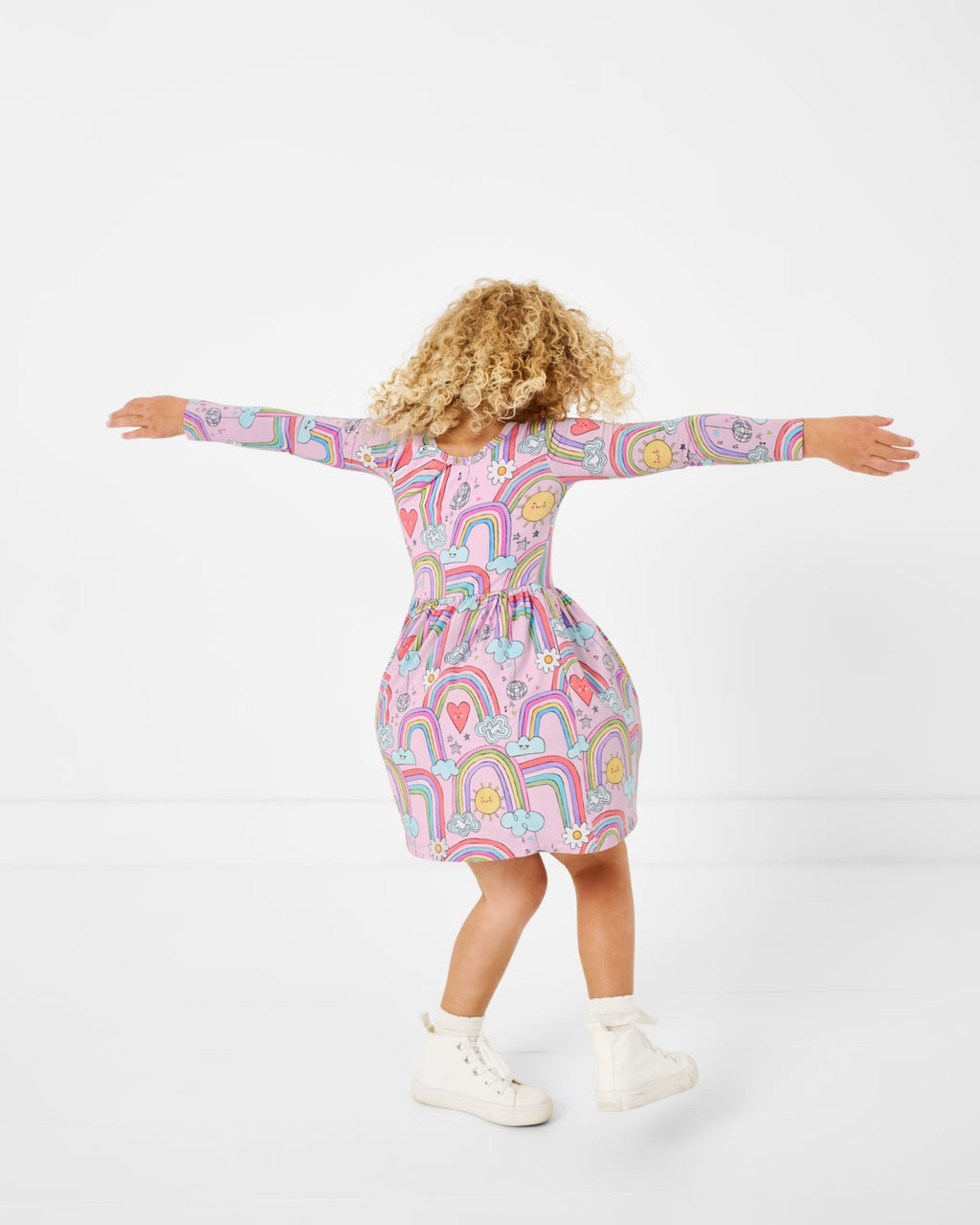 Disco Rainbows Skater Dress