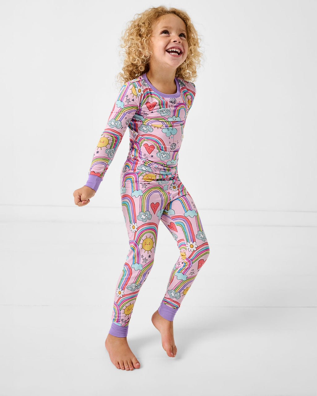 Disco Rainbows Two-Piece Pajama Set