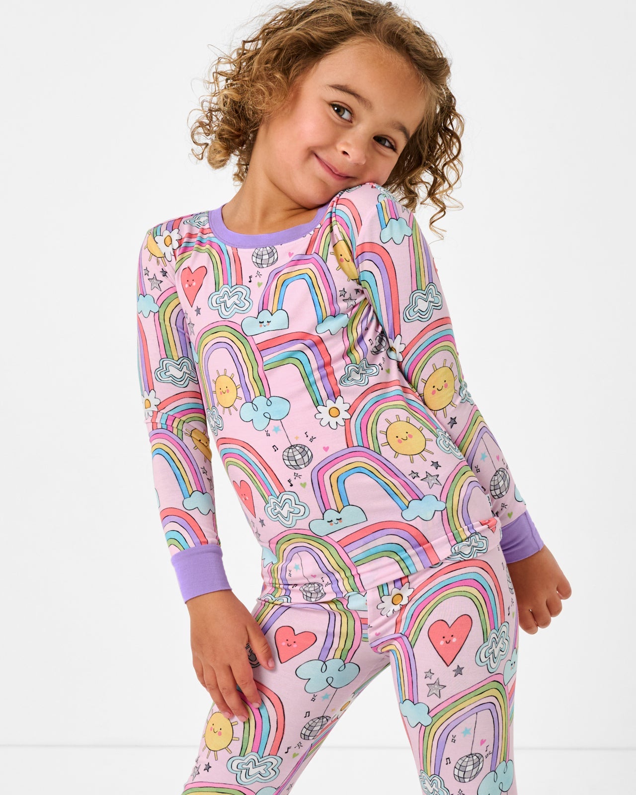 Disco Rainbows Two-Piece Pajama Set
