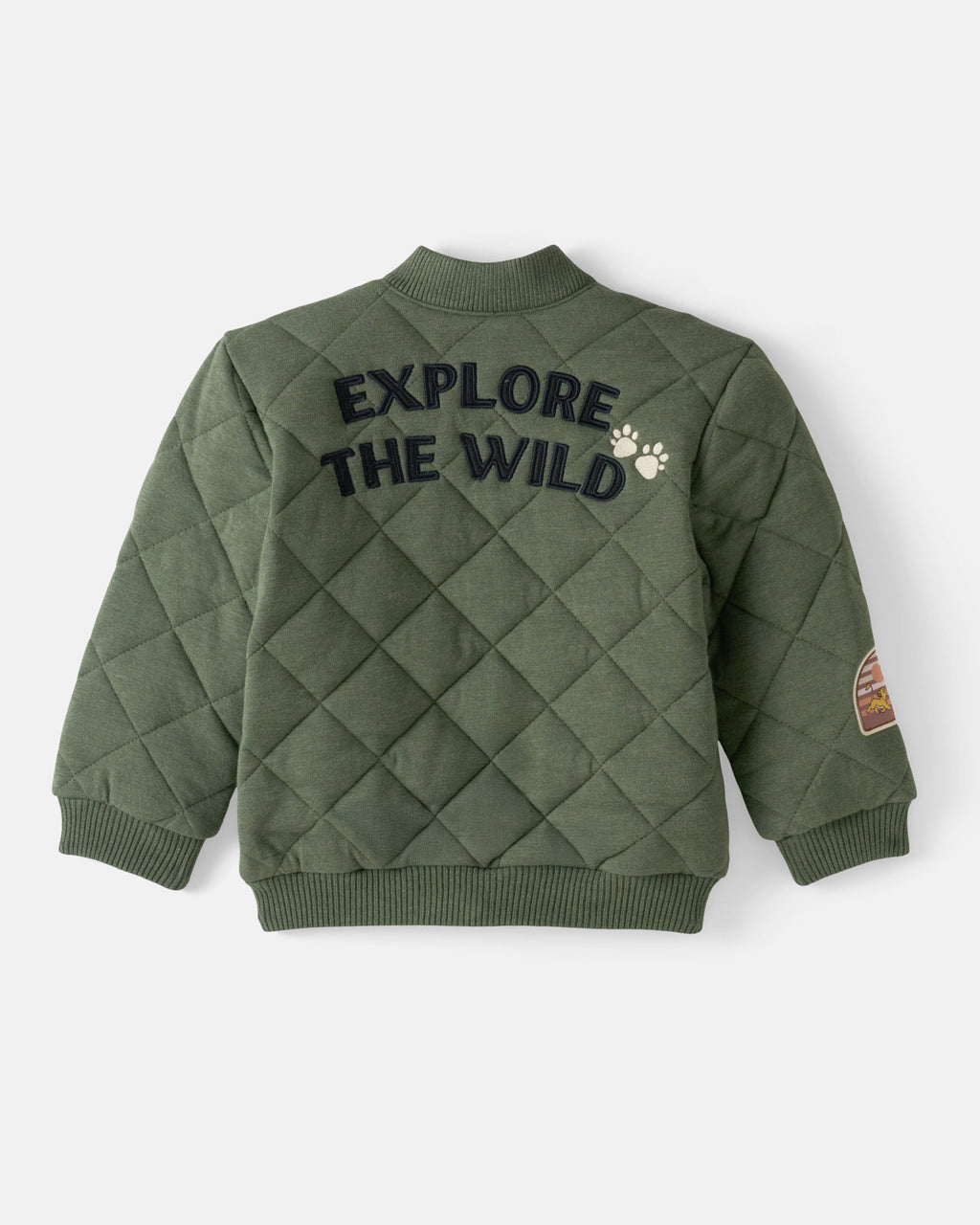 Disney Explore The Wild Quilted Varsity Jacket
