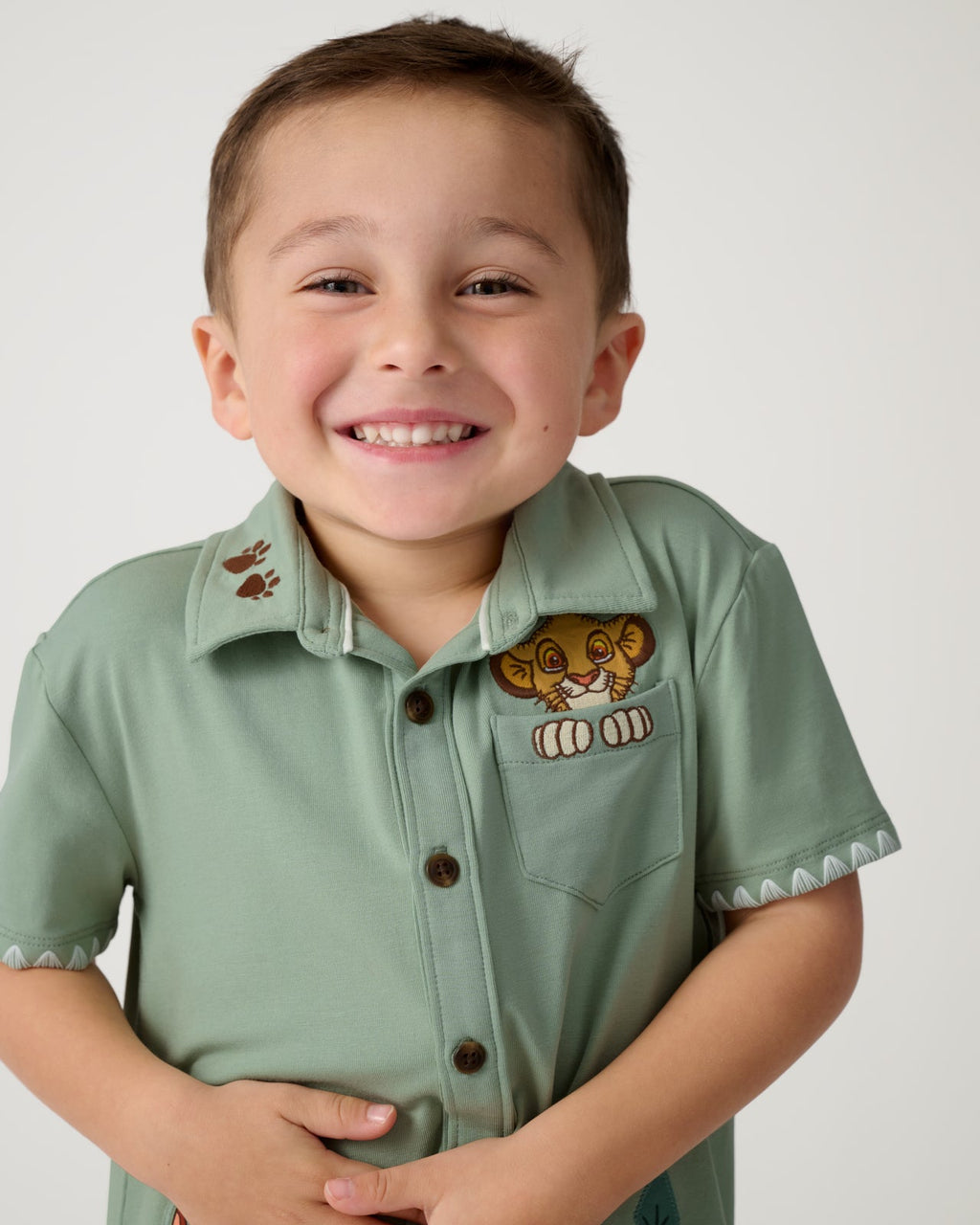 Disney Jungle Trio Button Down Shirt