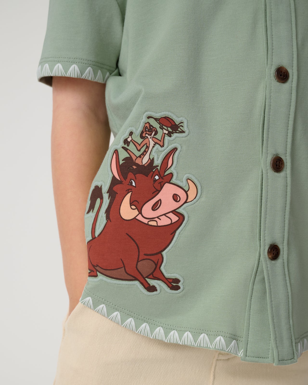 Disney Jungle Trio Button Down Shirt
