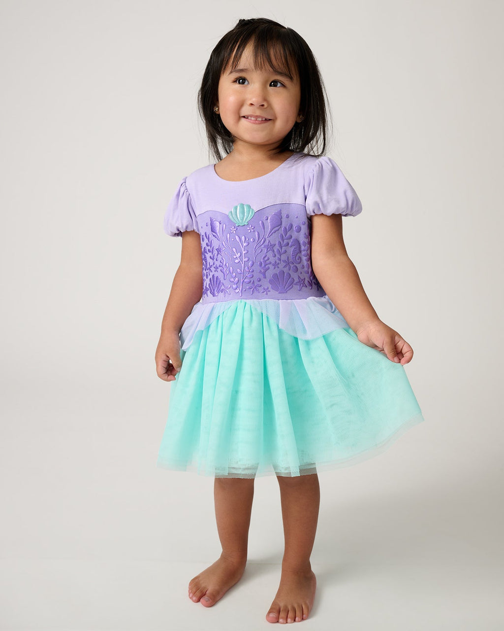 Disney Princess Ariel Dress with Bodysuit