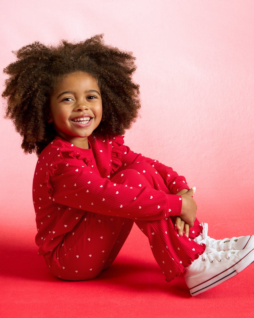 Little Love Ribbed Flare Pant