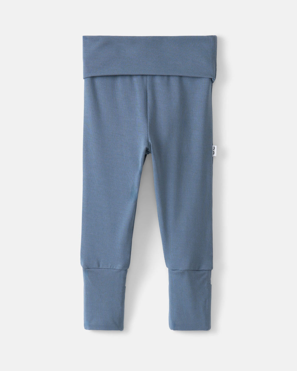 Hazy Blue Fold Over Legging